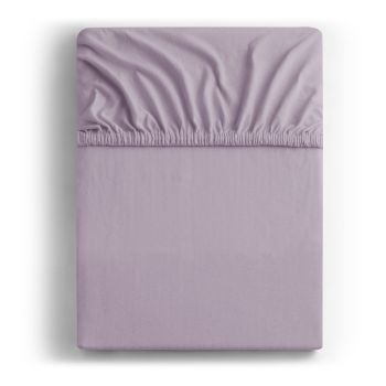 Cearșaf de pat DecoKing Amber Collection, 180-200 x 200 cm, violet