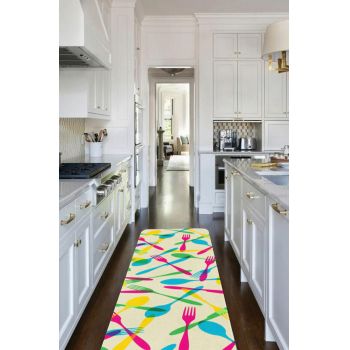 Covor pentru bucatarie, Oyo Concept, sed_carpet_2010, 58 x 140 cm, poliester, multicolor