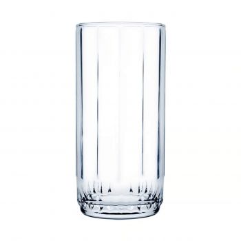 Set 6 pahare Leia, Pasabahce, 310 ml, sticla, transparent