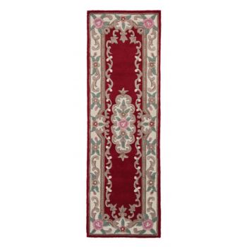 Covor Aubusson Red, Flair Rugs, 67x210 cm, lana, rosu