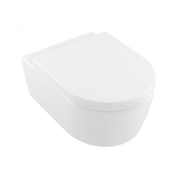 Set vas WC suspendat Avento, cu capac soft close, quick release, alb