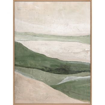 Tablou pictat manual 90x120 cm Green Field – Malerifabrikken