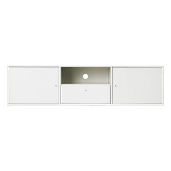 Comodă TV albă 161x42 cm Mistral – Hammel Furniture