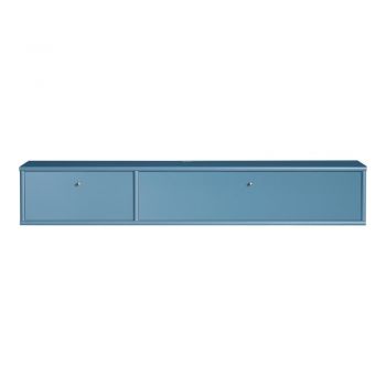 Comodă TV albastră 136x22 cm Mistral – Hammel Furniture