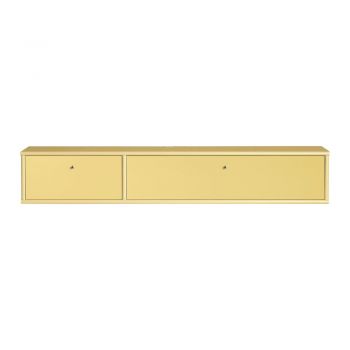 Comodă TV galben-deschis 136x22 cm Mistral – Hammel Furniture