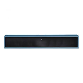 Comodă TV neagră/albastră 133x22 cm Mistral – Hammel Furniture