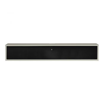 Comodă TV neagră/bej 133x22 cm Mistral – Hammel Furniture