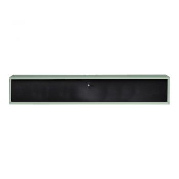 Comodă TV verde-deschis/neagră 133x22 cm Mistral – Hammel Furniture