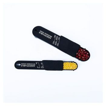 Linguri de măsurare eMazing cu reglaj, din material ABS, 16x3.5x1.6 cm, culoare neagră.