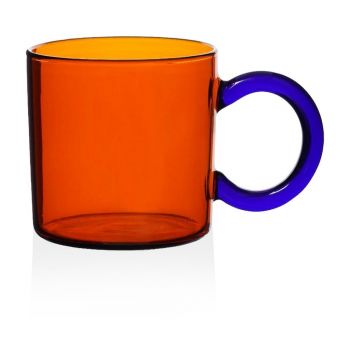 Cană portocalie din sticlă 300 ml – Hermia