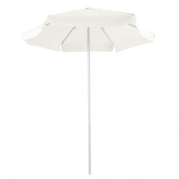 Umbrela pentru gradina/terasa Mongo, Pakoworld, 200x200x235 cm, Otel/textil, ecru